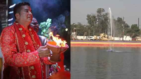 गंगाजल लेकर खाई थी कसम फंड नहीं मिला तो बीजेपी विधायक ने पुश्तैनी जमीन बेचकर छठपूजा के लिए बनवाया छठतालाब.