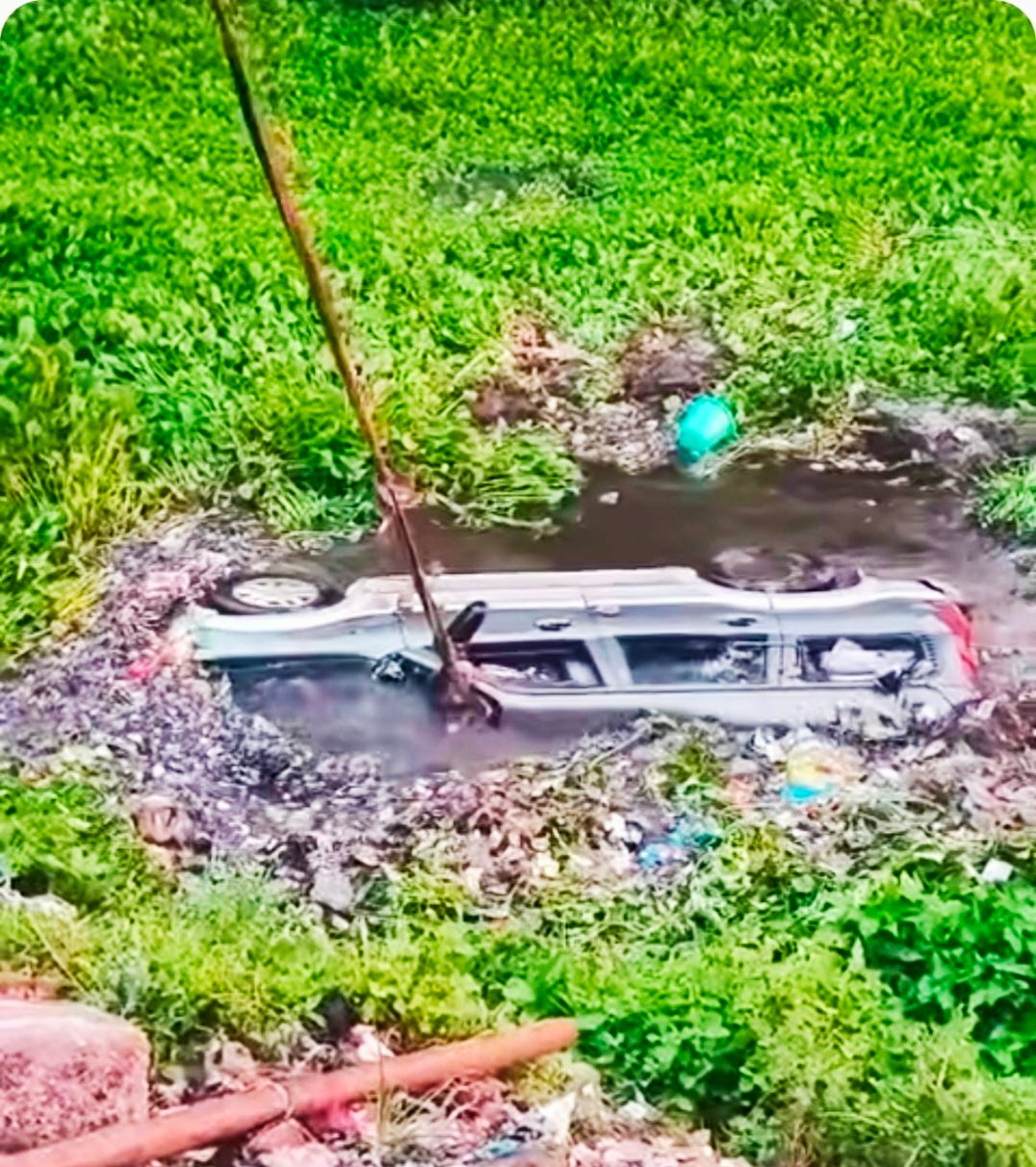 तालाब में घुसी स्कार्पियो चार की मौत, पांच घायल